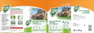 Expel Bio aktywator do szamb w saszetkach - 20 sztuk