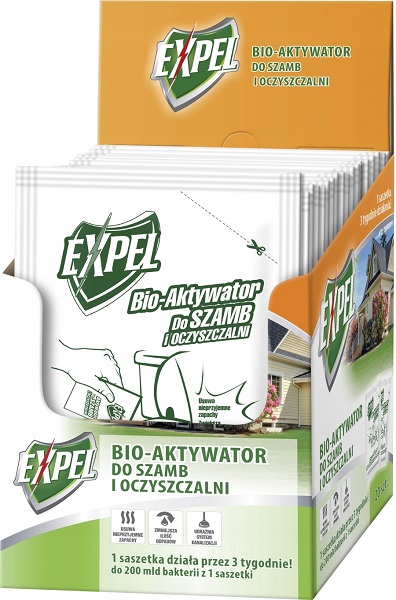 Expel Bio aktywator do szamb w saszetkach - 20 sztuk