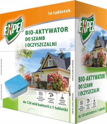 Expel Bio aktywator do szamb w tabletkach - 16 sztuk