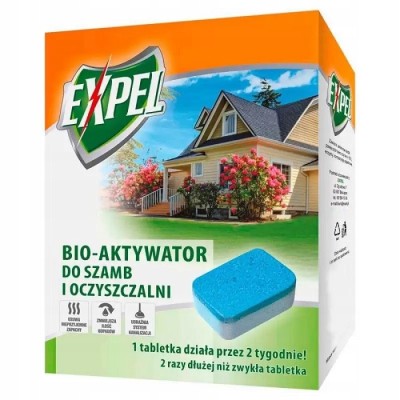 Expel Bio aktywator do szamb w tabletkach - 16 sztuk