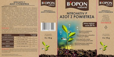 Bopon Natural Nitroaktiv P azot z powietrza BiOPON 40g