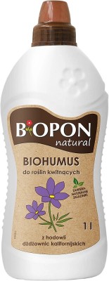 Bopon Biohumus wieloskładnikowy płynny nawóz organiczno mineralny do roślin kwitnących BiOPON 1l