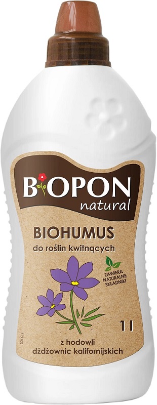Bopon Biohumus wieloskładnikowy płynny nawóz organiczno mineralny do roślin kwitnących BiOPON 1l