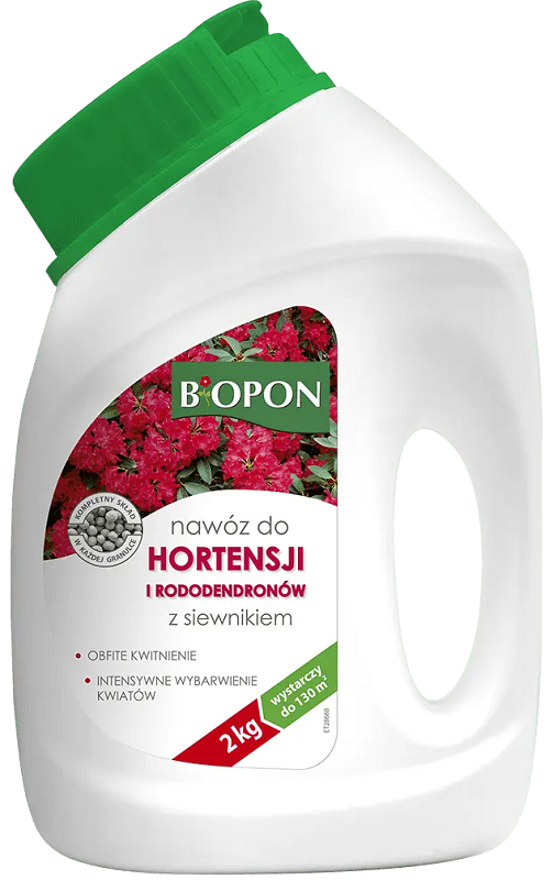Bopon granulowany nawóz do hortensji i rododendronów BiOPON 2kg