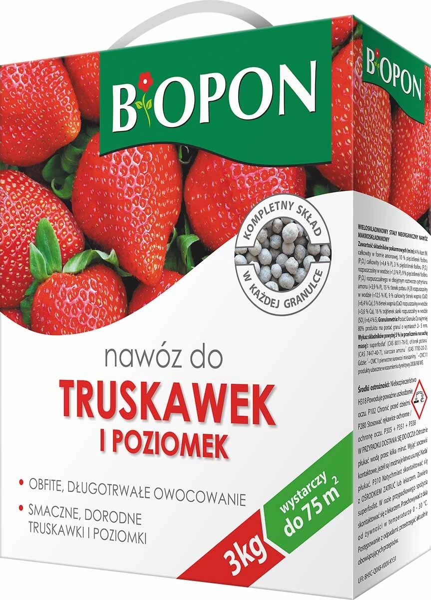 Bopon nawóz granulowany do truskawek i poziomek BiOPON 3kg