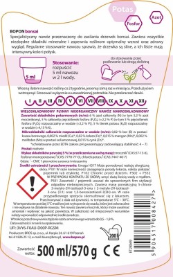 Bopon nawóz w płynie do bonsai BiOPON 500ml