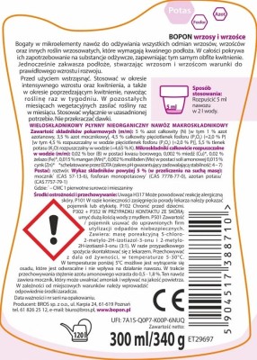 Bopon nawóz w płynie do wrzosów i wrzośćów BiOPON 300ml